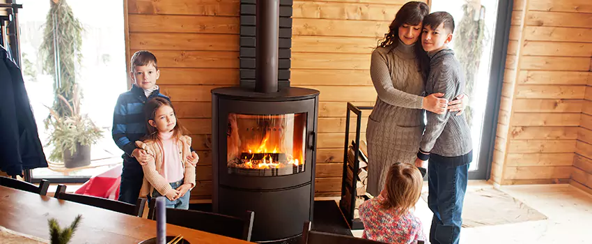 Morso Cast Iron Fireplace Insert Installation in Mercedes, Texas