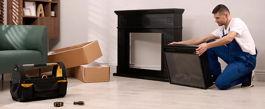Old Rusted Metal Fireplace Repair And Replacement in Mercedes, TX